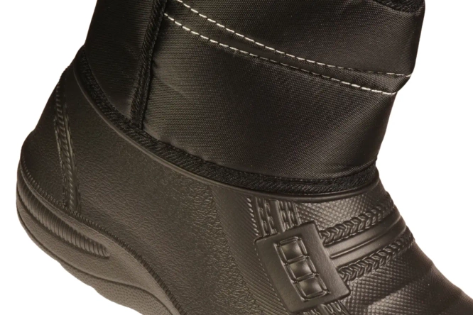 Women’s snow boots **Minke D7861-7** black, navy, and grey, sizes **37–42**