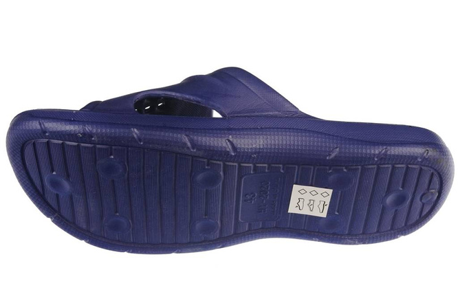Men's pool slippers Gofar MN0675 black, gray and navy blue, size 41-46