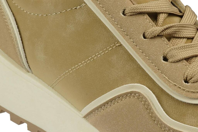 Women's sports shoes FEISAL DHZ-312KH beige size 36-41