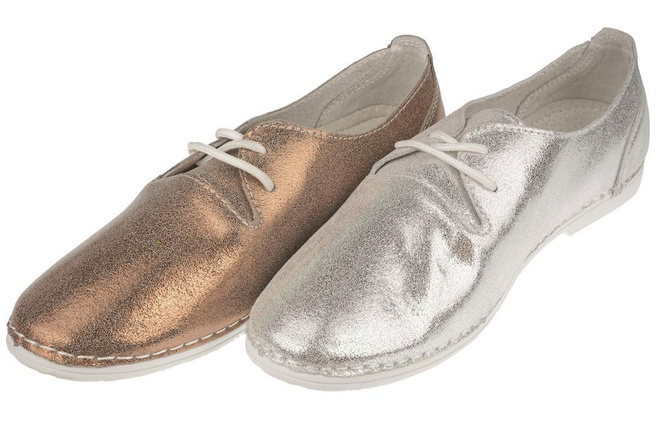 Women's shoes American Club DJK-14-2019 gold and silver size 36-41
