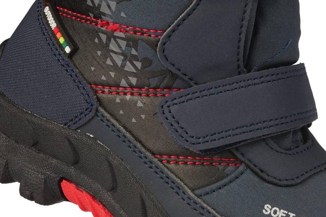 American Club BHL-102 children's winter shoes, black, sizes 27-31