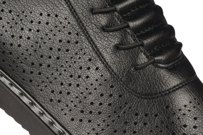 Półbuty damskie Le Scarpe DA7419-1 czarne rozm.36-41