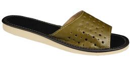 Pantofle góralskie damskie TUP DTUP2401 zielone rozm.36-41
