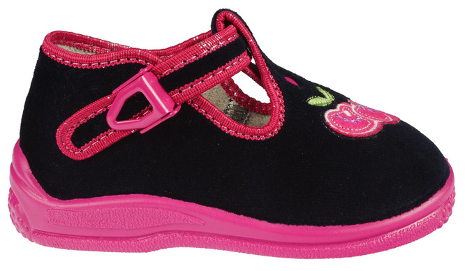 Children's sneakers ZetPol DOROTA black size 19-27