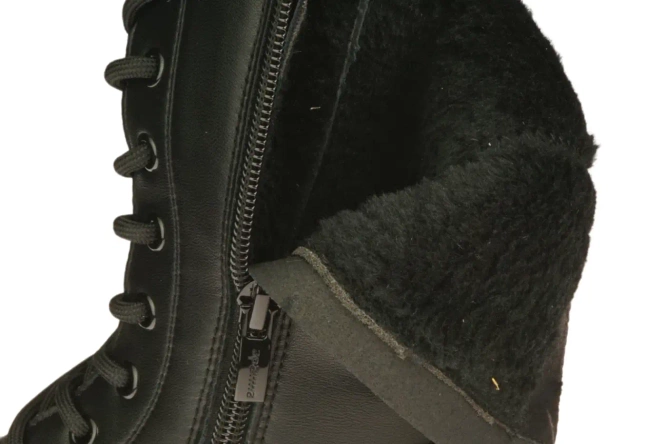 Children’s winter boots Apawwa CN5766RBL black sizes 28–35