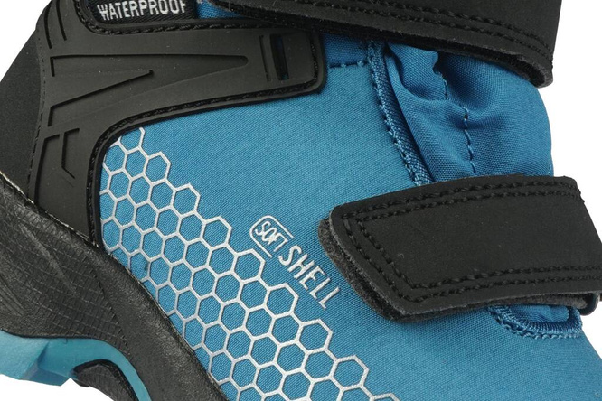 Children's winter shoes American Club AHL-33 blue or red size 22-26