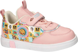 Buty sportowe dziecięce American Club BBD-19 białe i różowe rozm.27-31