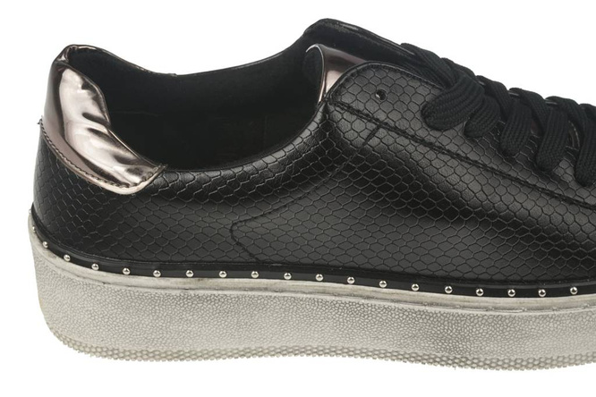 Tenisówki damskie Fabs D470313 . 802 czarne rozm.36-41