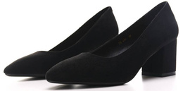 Pumps for women Sergio Leone DPB411CZMI black size 36-40