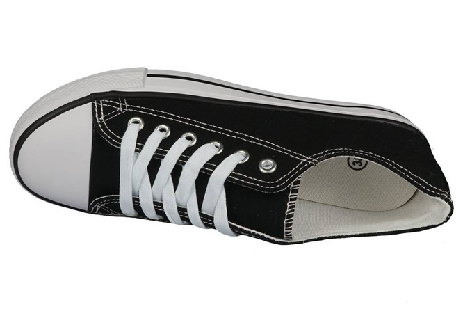 Youth sneakers Gofar DJN-101BL black size 36-41