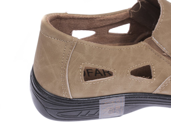 Men's shoes Gofar MHH5-906CBE beige size 41-46