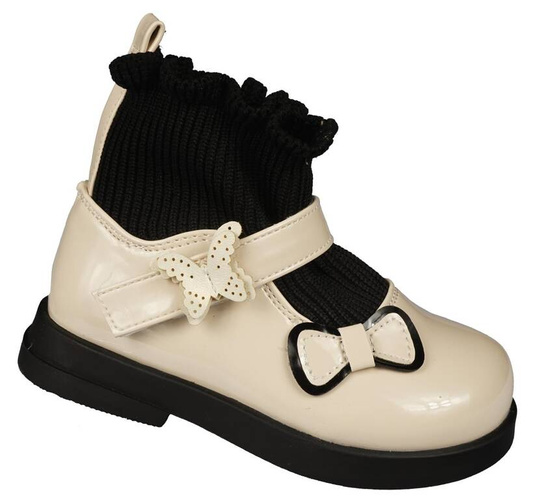 Children's transition shoes Apawwa ASQ627BE beige size 19-24