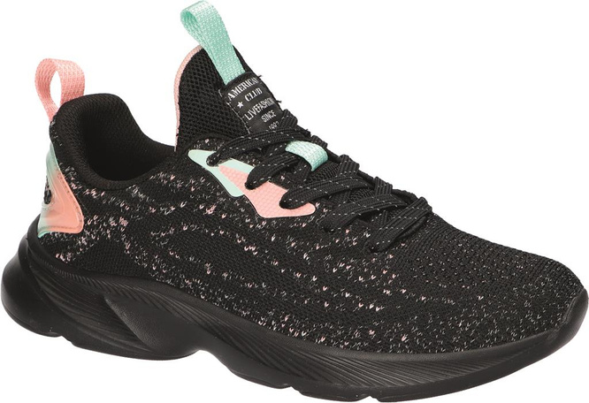 Women's sports shoes American Club DRL-68 black and gray, size 37-41