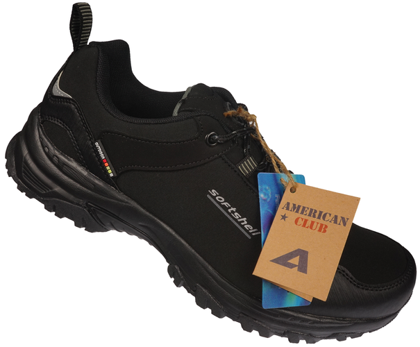 Buty sportowe męskie American Club MWT-47 czarne rozm.41-46