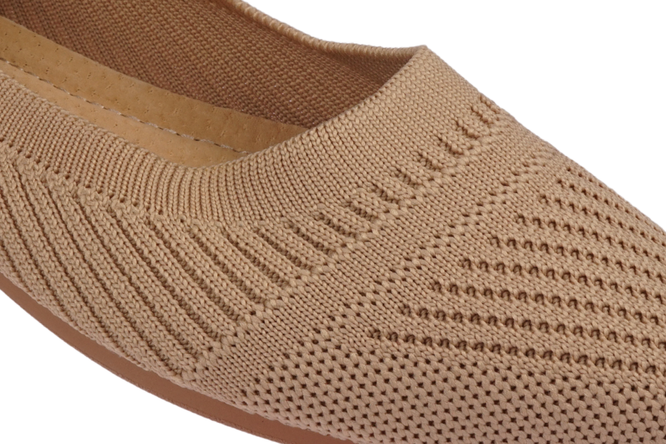 Women's ballerinas Purlina DYS4171-3KH beige size 36-41