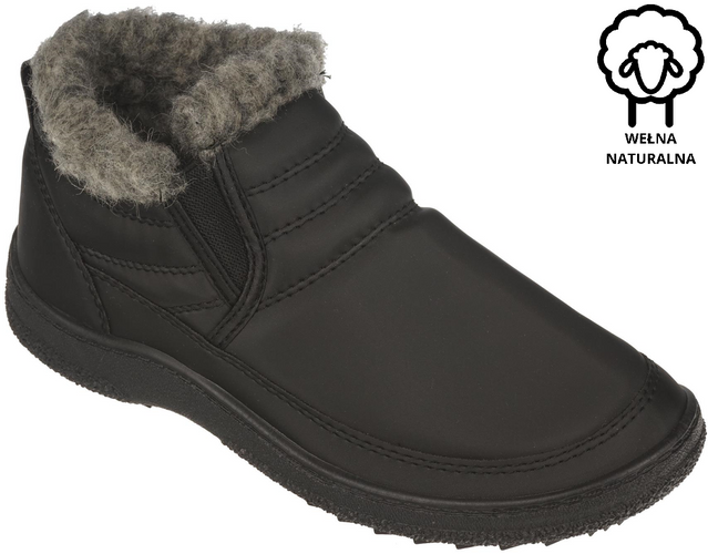 Wintery męskie Skarpol 221 TERMO AKTIV czarne rozm.41-46