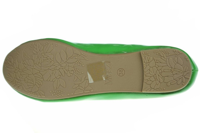 Women's ballerinas Vices DA589-29 green size 36-41