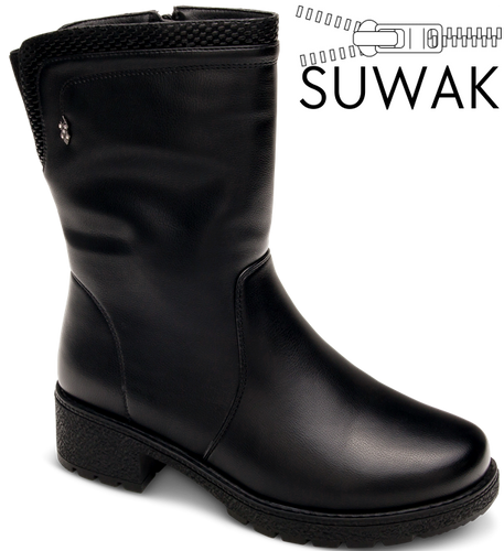 Buty zimowe damskie Skotnicki DB-3-1391BL czarne rozm.36-41