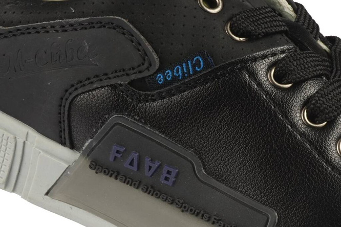 Półbuty chłopięce Clibee CP-384BL czarne rozm.32-37