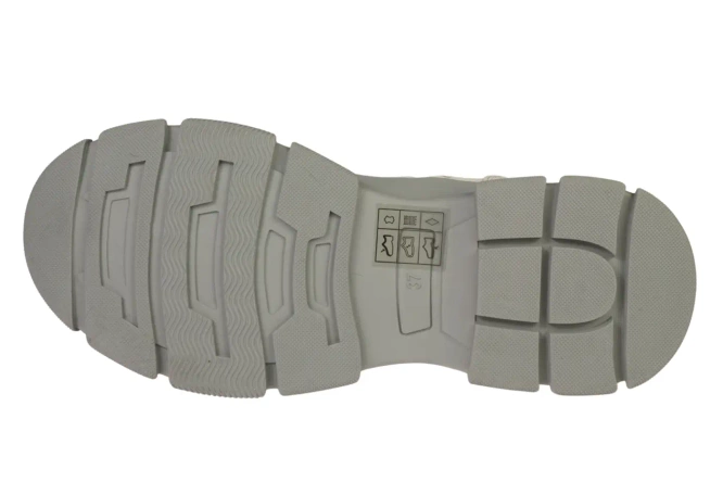 Botki damskie Skotnicki DB-3-1502WHGY białe rozm.36-41