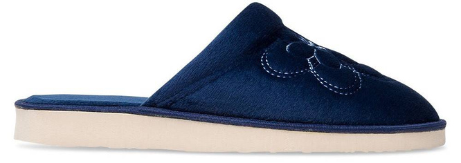 Pantofle damskie Meteor DV011 PATRYCJA granatowe i bordowe rozm.36-40