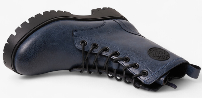 Sergio Leone DTR710-SGR women's boots navy blue size 36-40