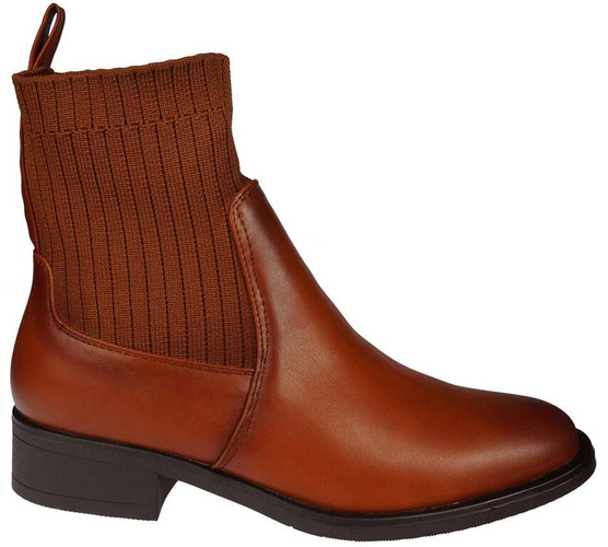 Skotnicki DB-3-1351BR women's winter shoes, brown, sizes 36-41