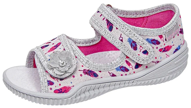 Viggami Girls’ Sneakers PAULA DRUK – Grey, Sizes 26–30