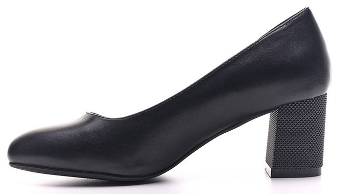 Czółenka damskie Sergio Leone DPB178CZPU czarne rozm.36-40