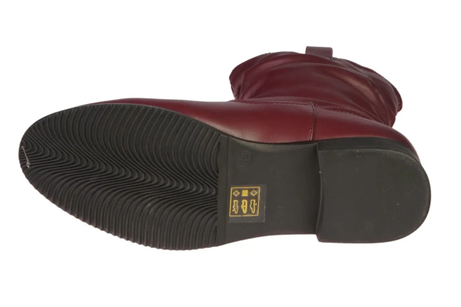 Buty zimowe damskie Sergio Leone D22603BG bordowe rozm.36-40