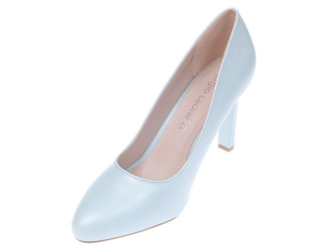 Pumps for women Sergio Leone D1457JNI light blue, size 36-41