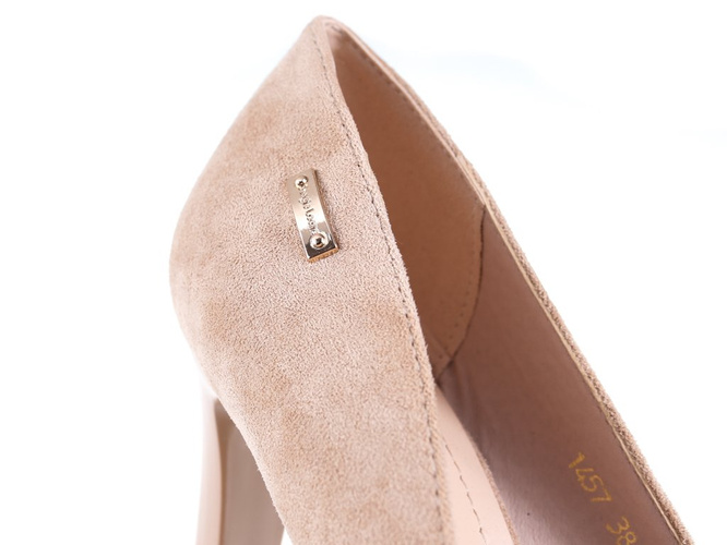 Women's pumps Sergio Leone D1457BEZA beige size 36-40