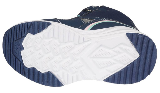 American Club BRL-92 gray and navy blue children's winter shoes, size 28-32