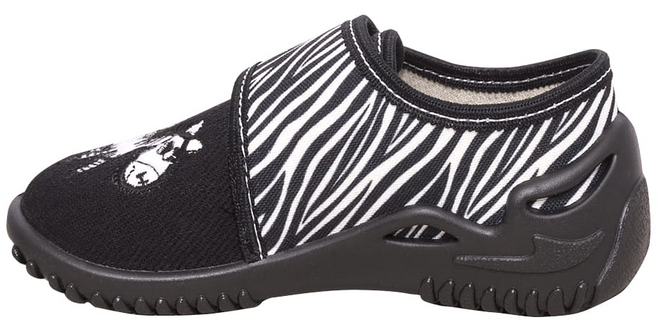 ZetPol ZEBRA children's sneakers, black, sizes 20-27