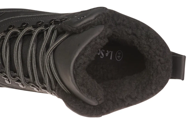 Le Scarpe Men’s MA8107-1 Winter Boots – Black, Sizes 41-46