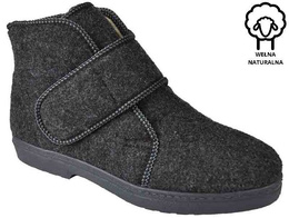 Men's slippers Skarpol MOWIECZKA227 gray size 42-45