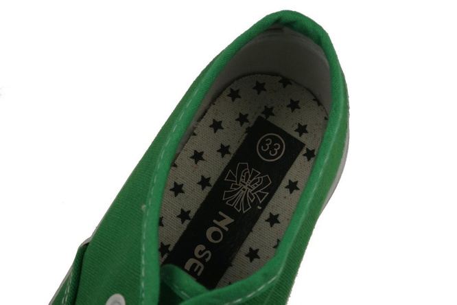 Women's sneakers NoSense C613001GGR green sizes 30-35