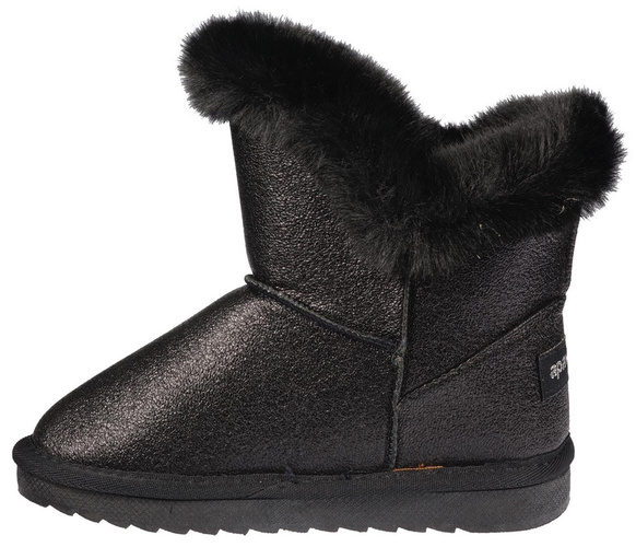 Children's winter boots Apawwa BN220BL black size 26-31