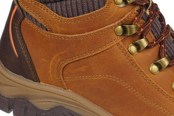 Children's winter shoes Apawwa CGD503BR brown size 32-37