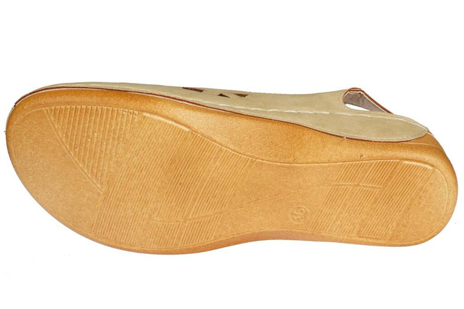 Sandały damskie Skotnicki DS-3-0628CA camel rozm.36-41