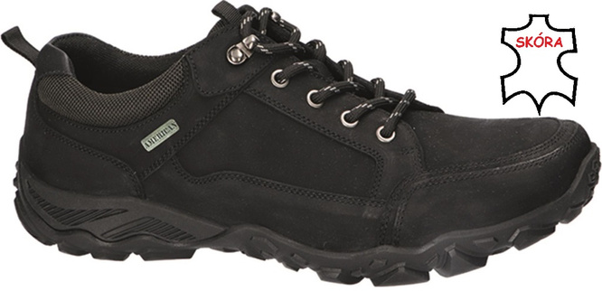 American Club MCY-102 men's transitional shoes, black and camel, sizes 41-45