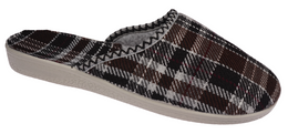 Men's textile slippers Fatex MF2162 gray size 41-46