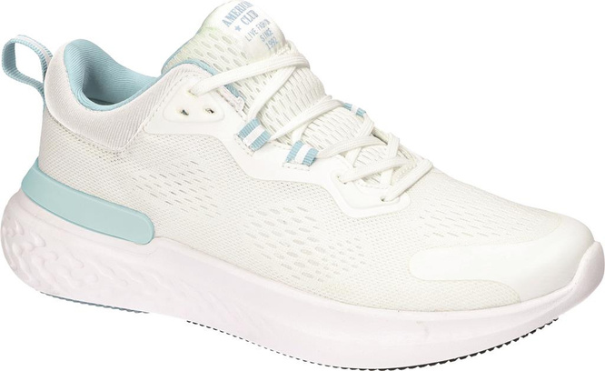 Buty sportowe damskie American Club DWT-102 białe i różowe rozm.37-41