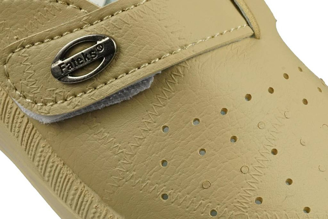 Women's Turkish slippers Fatex DF2305 beige size 36-40