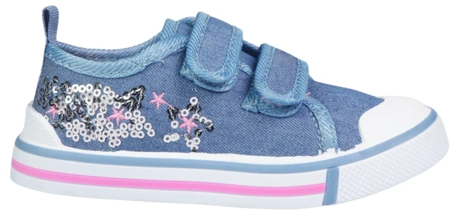 Children's sneakers Underline B10C1825 navy blue and blue size 25-30