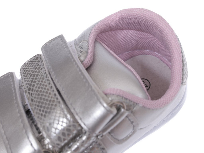 Children's trainers Underline B35F1908 pink silver size 25-30