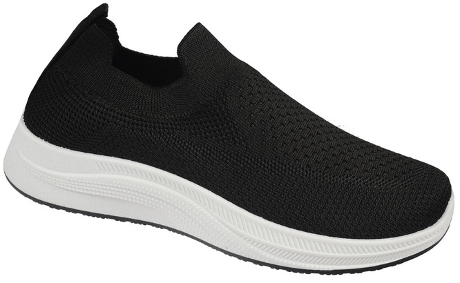 Apawwa DZ501BL-W women's sneakers black size 36-41