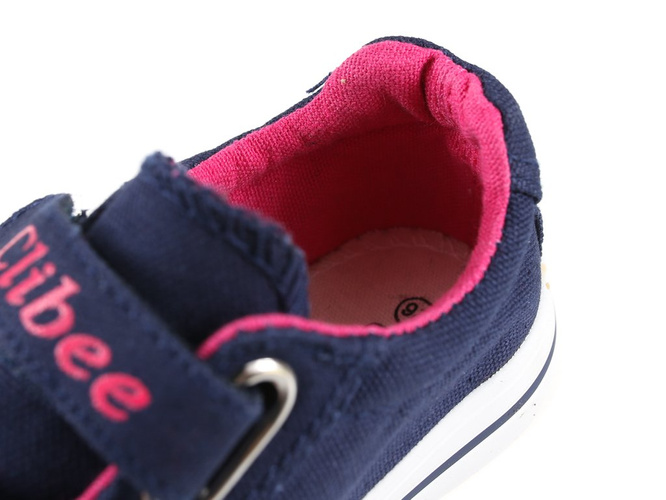 Children's sneakers Clibee BP-256BUPI navy blue-pink size 25-30