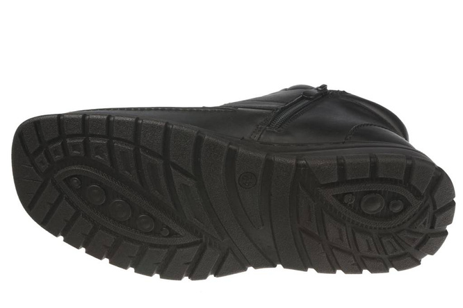 Buty zimowe męskie Cabin MME4556-1BL czarne rozm.40-46