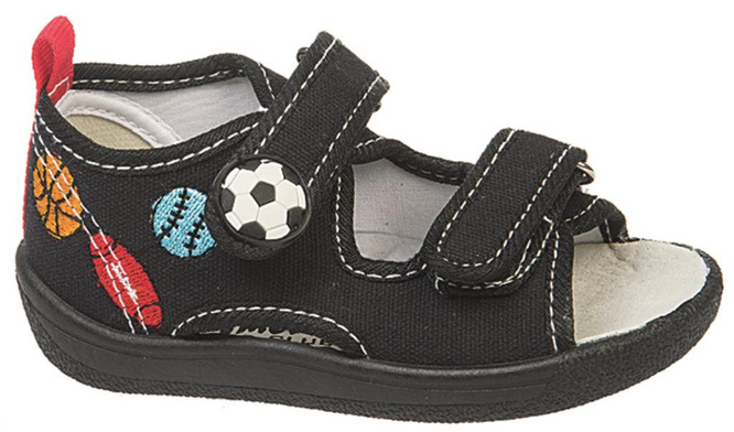 American Club ATEN-108 children's sneakers navy blue and black, size 22-25